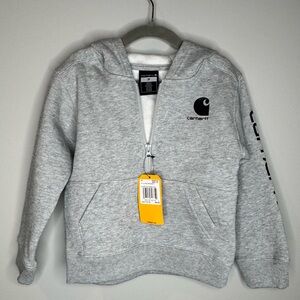 Carhartt Kids Light Gray Zip-Up Hoodie - SIZE 3T  **New With Tags**